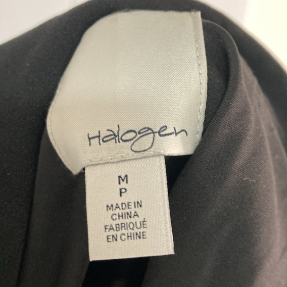 Halogen Sleeveless Black Wrap Dress, Medium - Picture 9 of 9